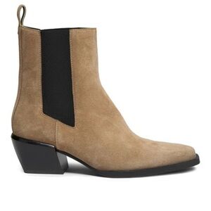 Rag & Bone Beige Suede Ankle Boots